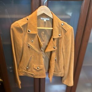 Rebecca Minkoff Suede Moto Jacket, Size M
